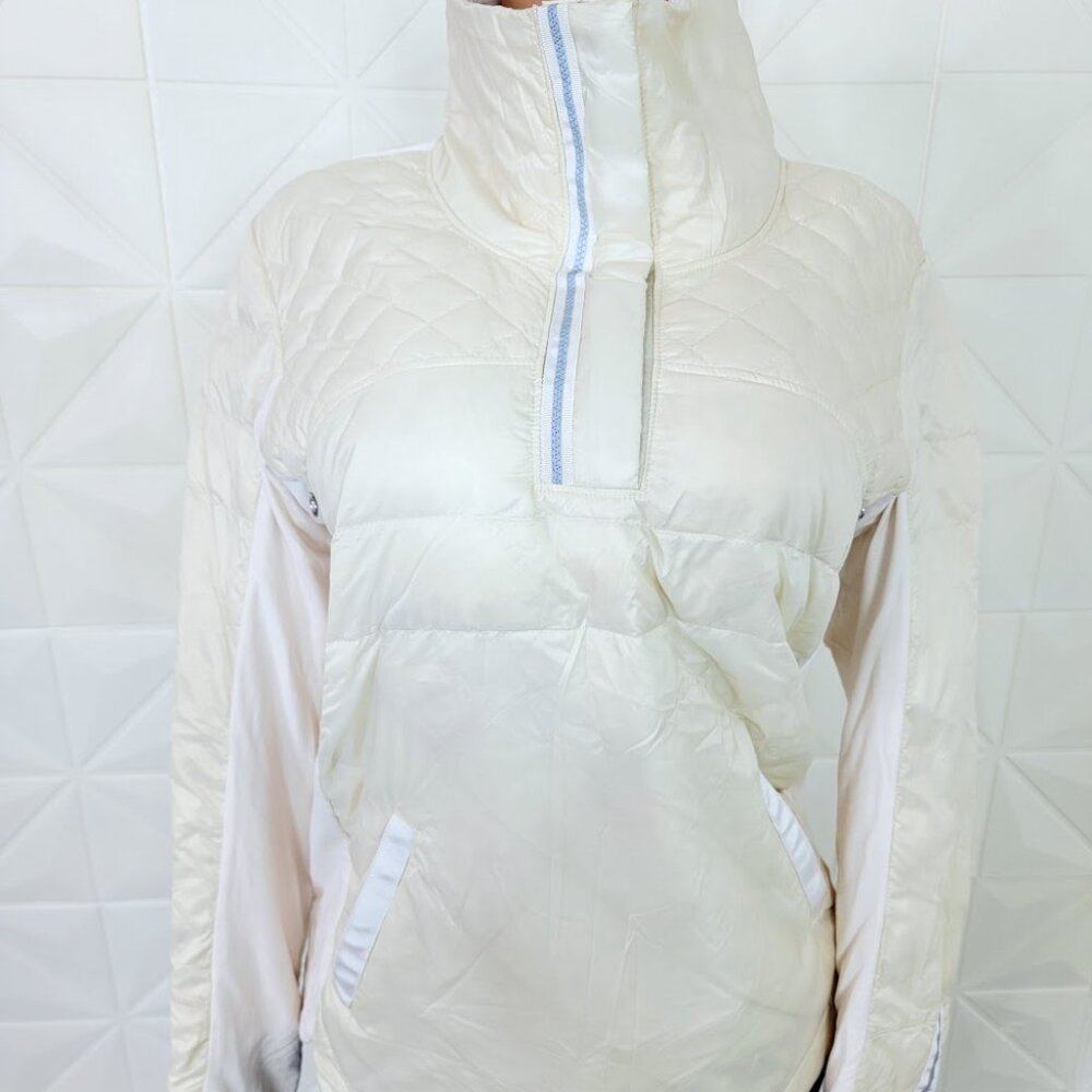 Lululemon Athletica Off-White Quilted Puffer Jacket - Picture 3 of 9
